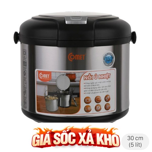 Nồi ủ nhiệt đa năng 5 lít Comet CM7661