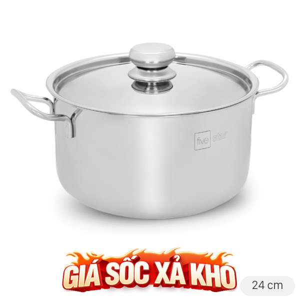 Nồi inox 3 đáy Fivestar FSN24-SW