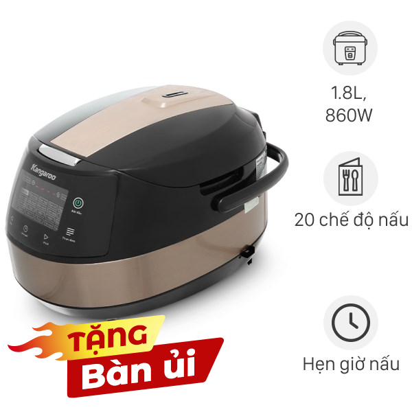 Nồi cơm điện tử Kangaroo 1.8 lít KG18DR8