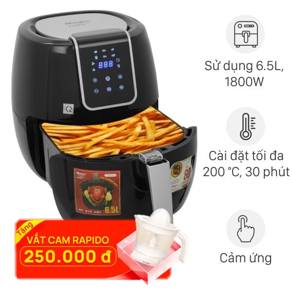 Nồi chiên không dầu Magic A-805 6.5 lít