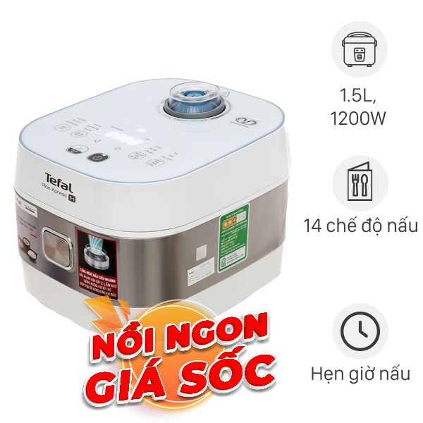 Nồi cơm điện cao tần Tefal 1.5 lít RK762168
