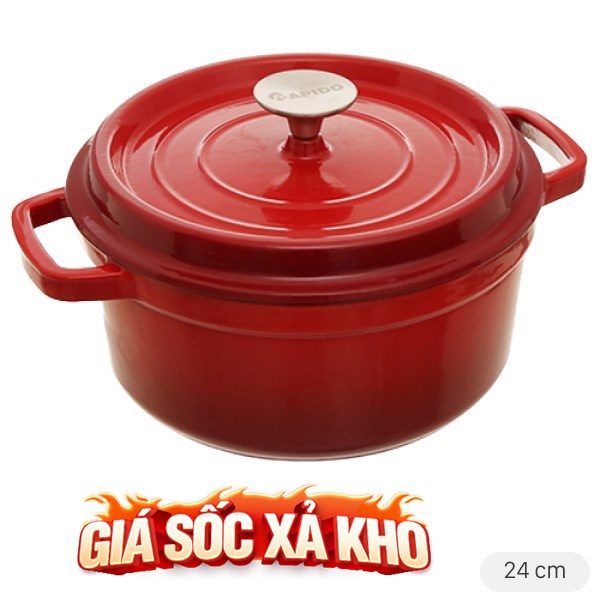 Nồi gang đúc 24 cm Rapido RK24-RD