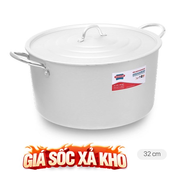 Nồi nhôm anod 32 cm Sunhouse SHG2732SA