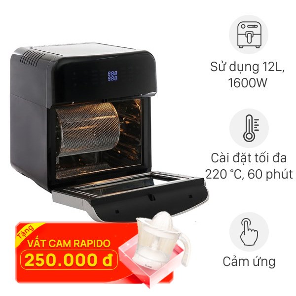 Lò chiên không dầu Kangaroo KG12AF6A 12.5 lít