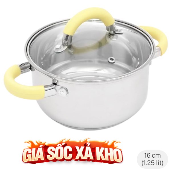 Nồi inox 3 đáy Delites CW-S042-16