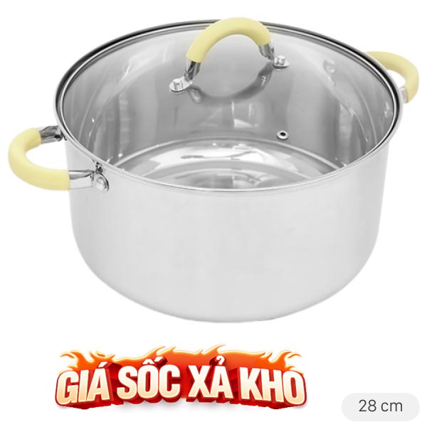 Nồi inox 3 đáy Delites CW-S042-28A