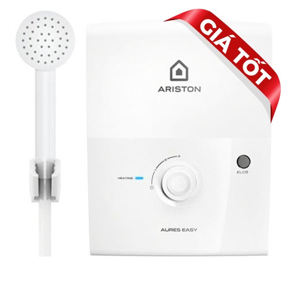 Máy nước nóng trực tiếp Ariston 4500W AURES EASY 4.5 D