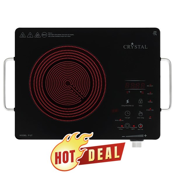 Bếp hồng ngoại đơn Crystal P-27 2000W