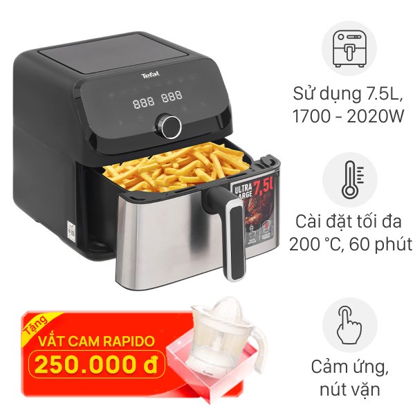 Nồi chiên không dầu Tefal EY855D68 7.5 lít