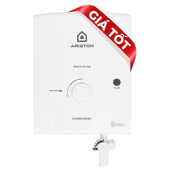 Máy nước nóng trực tiếp Ariston 4500W AURES EASY 4.5P 3S