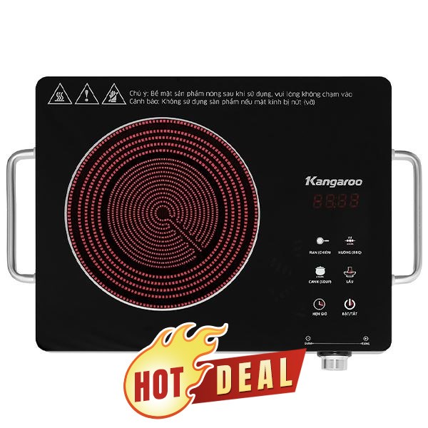 Bếp hồng ngoại đơn Kangaroo KG20IFT1 2000W Mẫu mới