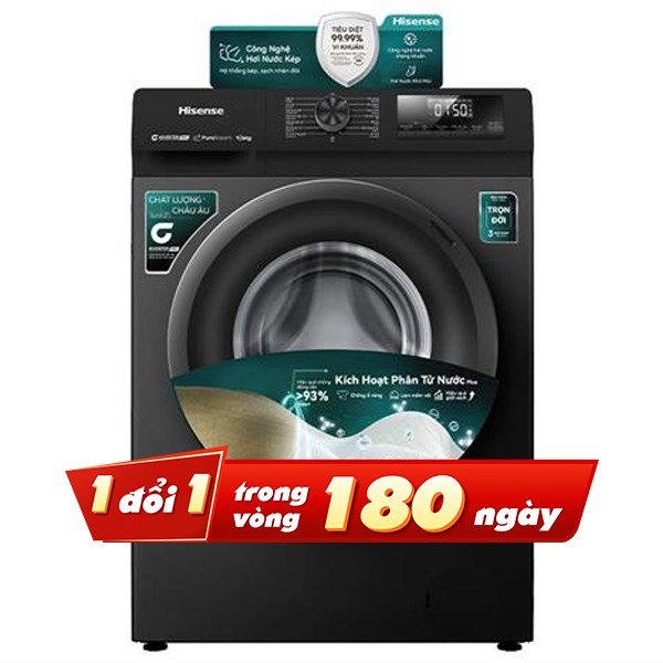Hisense Inverter Giặt 9 Kg – Sấy 6 Kg WD90N1Y
Mẫu mới