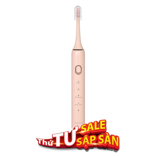 Bàn chải điện Halio Sonic SmartClean Electric Toothbrush Coral