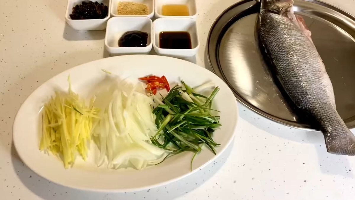 Nguyên liệu món ăn cá hấp tàu xì