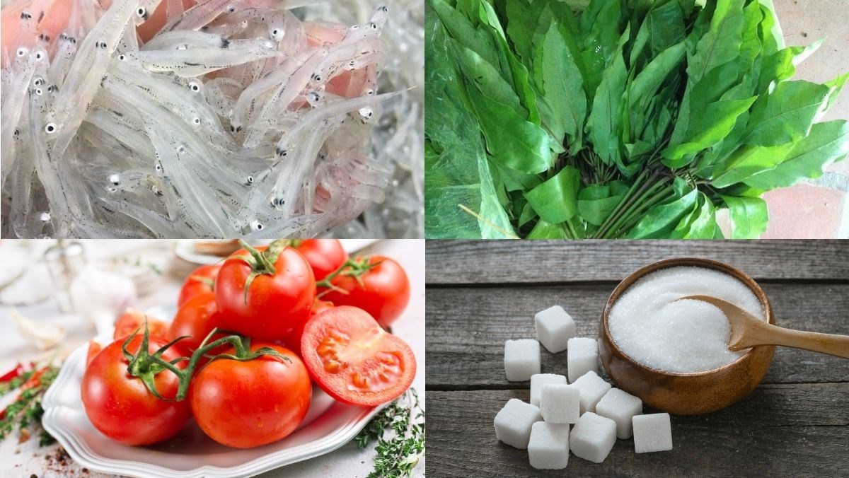 Nguyên liệu món ăn canh lá lằng