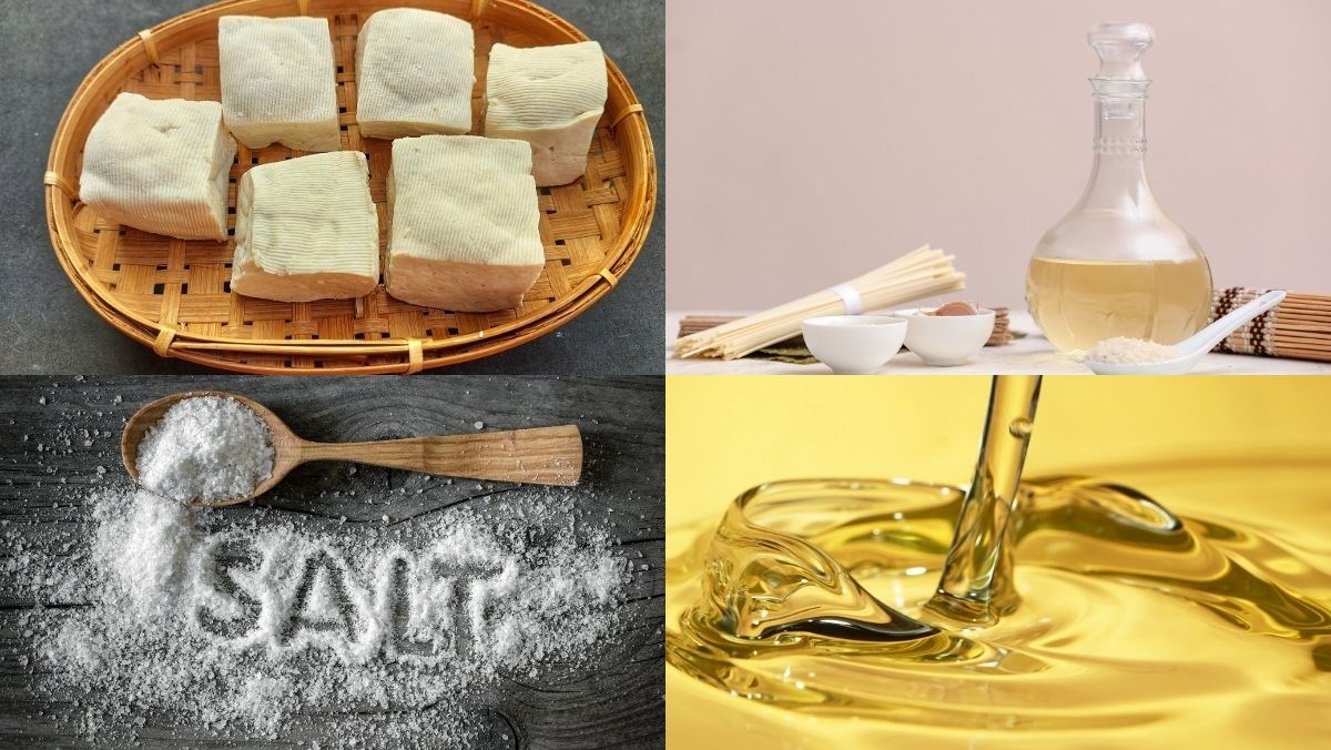 Nguyên liệu món ăn đậu rán giòn