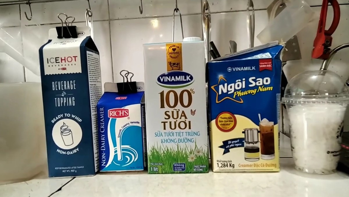 Nguyên liệu món ăn kem cheese mặn