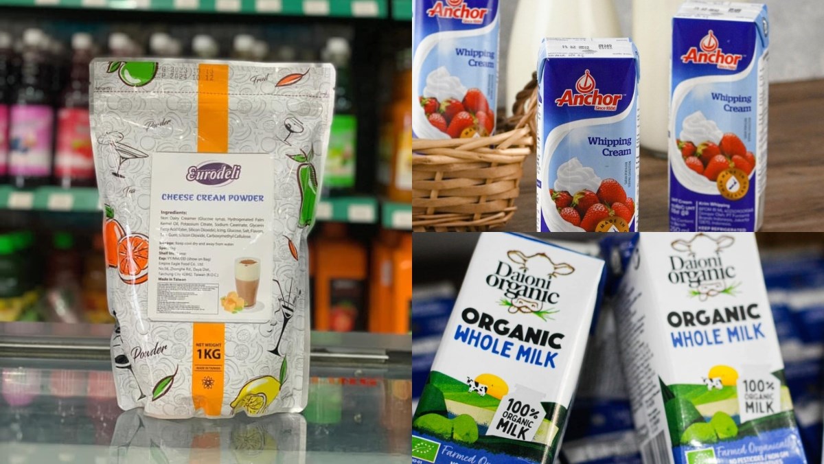 Nguyên liệu món ăn kem cheese mặn