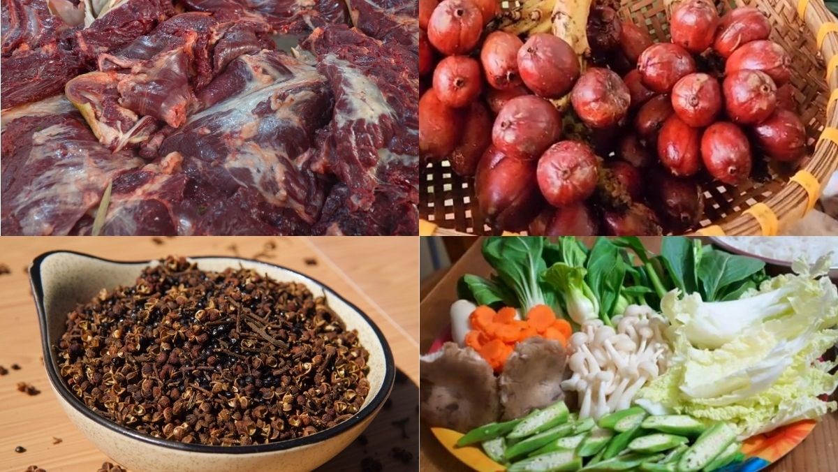 Nguyên liệu món ăn lẩu ngựa