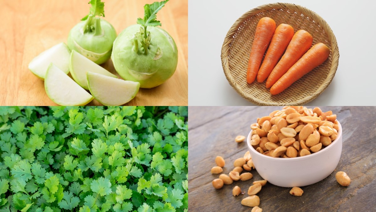 Nguyên liệu món ăn cách làm nộm su hào miền bắc