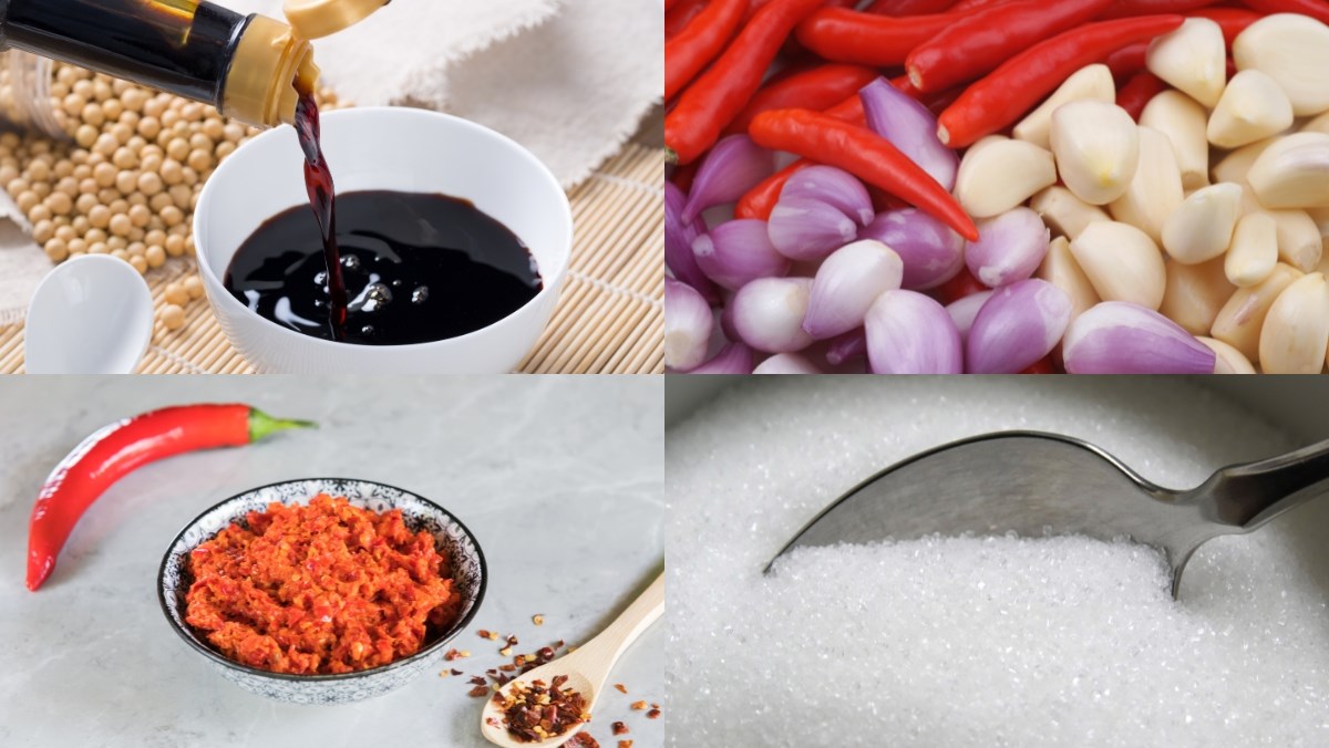 Nguyên liệu món ăn cách làm nước chấm vịt nướng, vịt quay