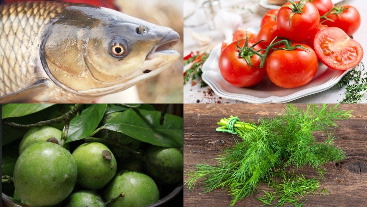 Nguyên liệu món ăn quả dọc nấu canh chua