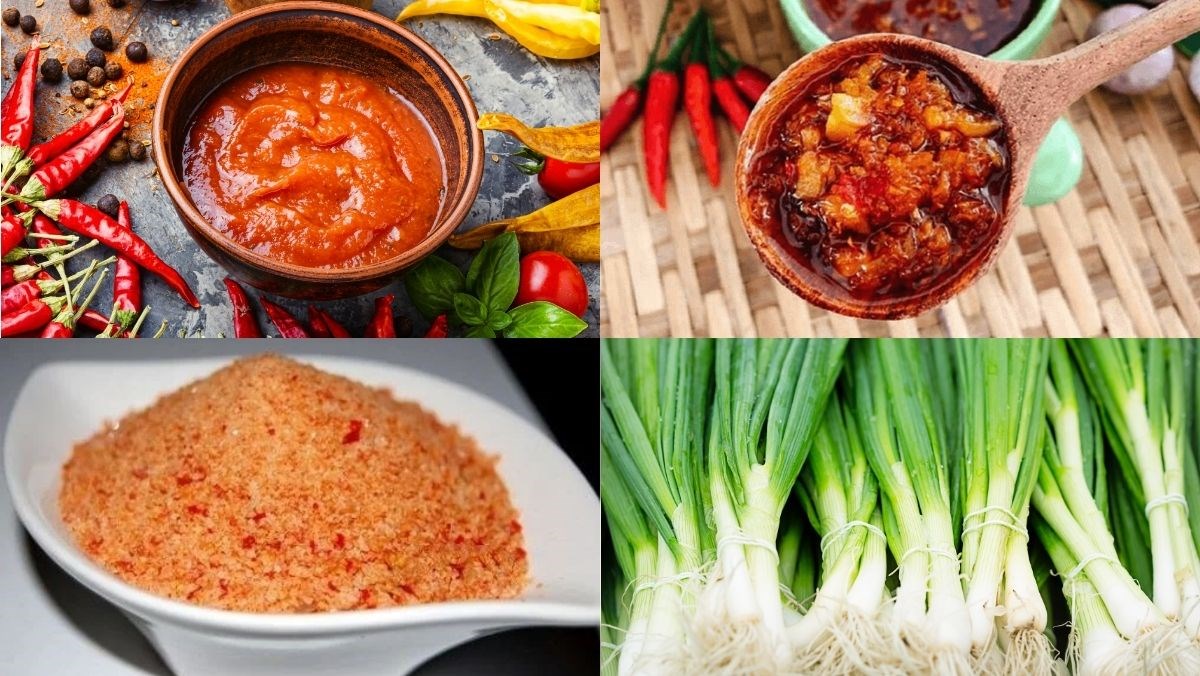 Nguyên liệu món ăn sốt bánh mì nướng muối ớt