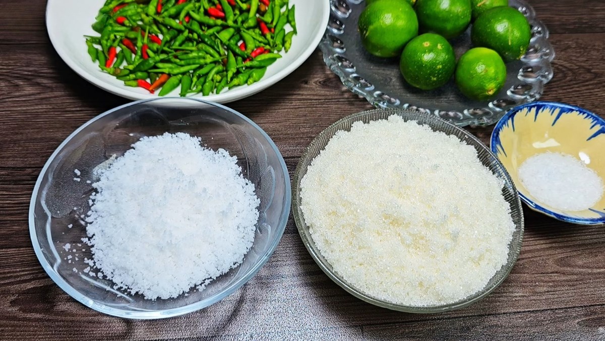 Nguyên liệu món ăn sốt chấm gà luộc