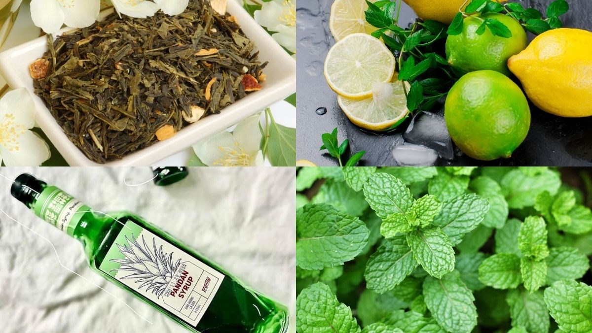 Nguyên liệu món ăn trà chanh bạc hà