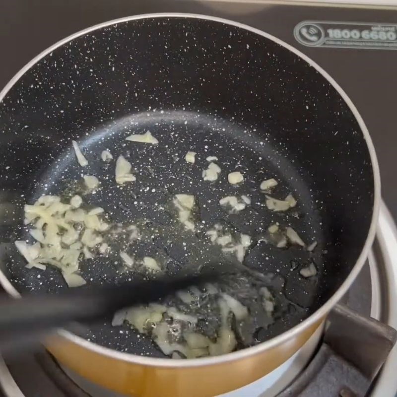 Bước 3 Chế biến bí đỏ và thịt bằm Cháo bí đỏ thịt bằm