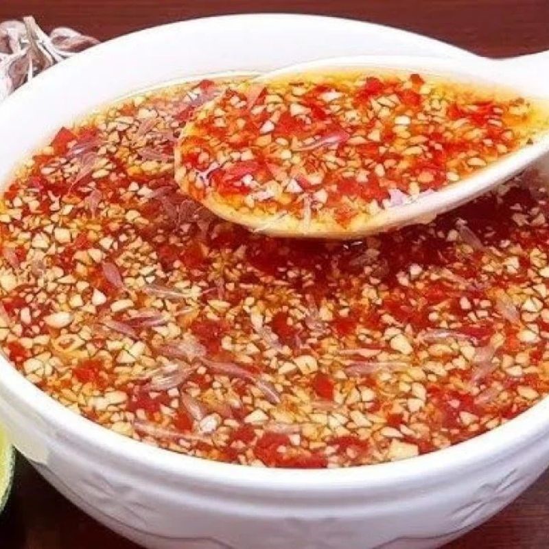 Bước 3 Chuẩn bị rau sống và pha nước chấm Cá mú hấp cuốn bánh tráng