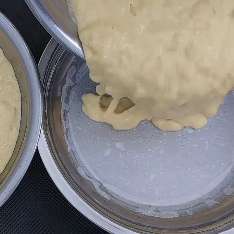 Bước 4 Hấp bánh chuối bằng bột năng Bánh chuối hấp bằng bột năng