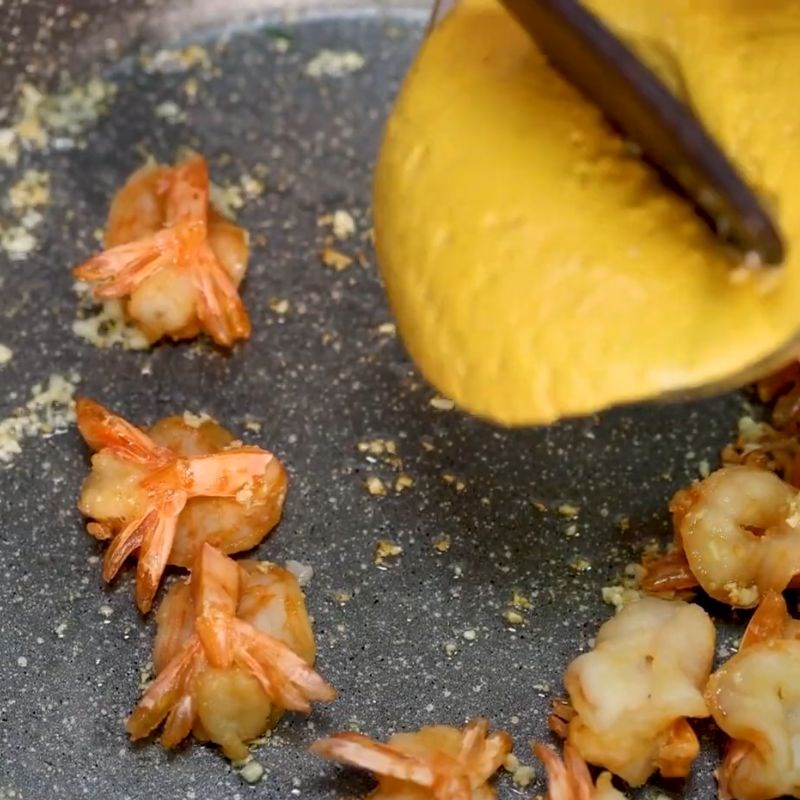 Bước 5 Hoàn thành món tôm chiên sốt trứng muối Tôm chiên trứng muối