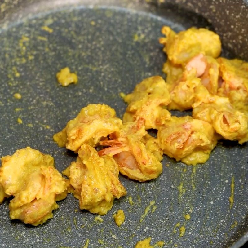 Bước 5 Hoàn thành món tôm chiên sốt trứng muối Tôm chiên trứng muối