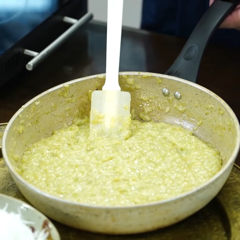 Bước 3 Hoàn thiện món cốm xào Cốm xào Hà Nội