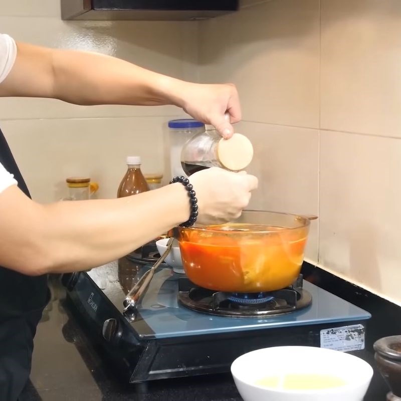 Bước 5 Hoàn thiện nồi canh cá nấu quả dọc thơm ngon Quả dọc nấu canh chua