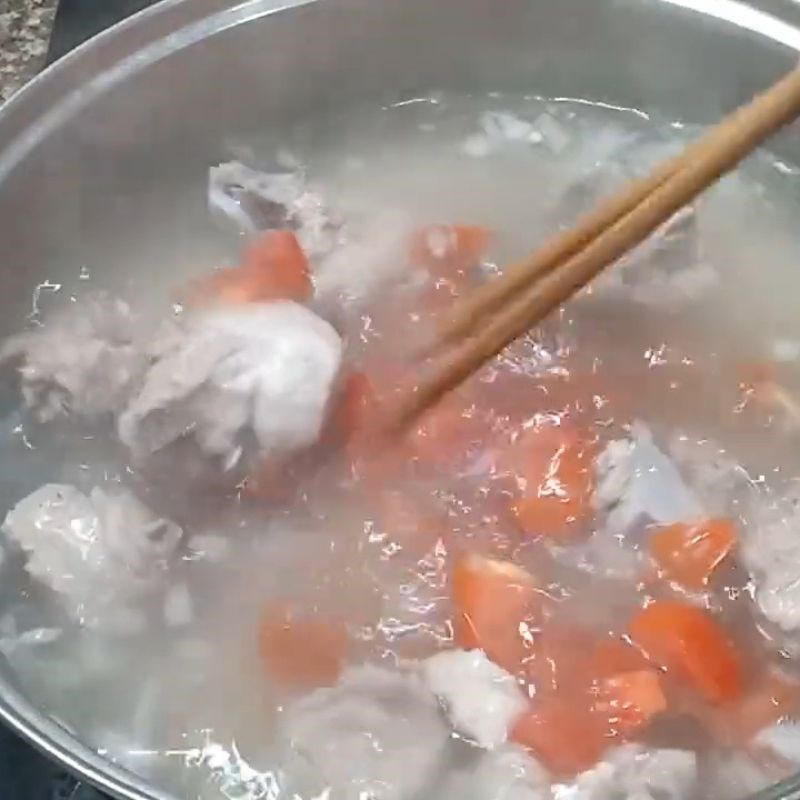 Bước 6 Hoành thiện Canh sườn chua với dứa