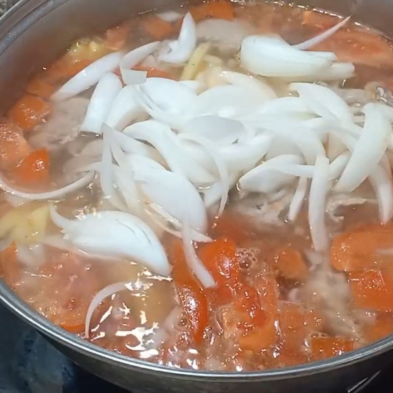 Bước 6 Hoành thiện Canh sườn chua với dứa