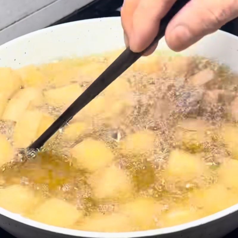 Bước 4 Làm đậu rán giòn lần 2 Đậu rán giòn