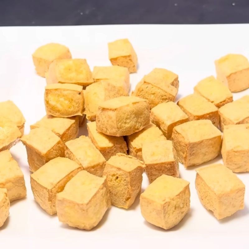 Bước 4 Làm đậu rán giòn lần 2 Đậu rán giòn