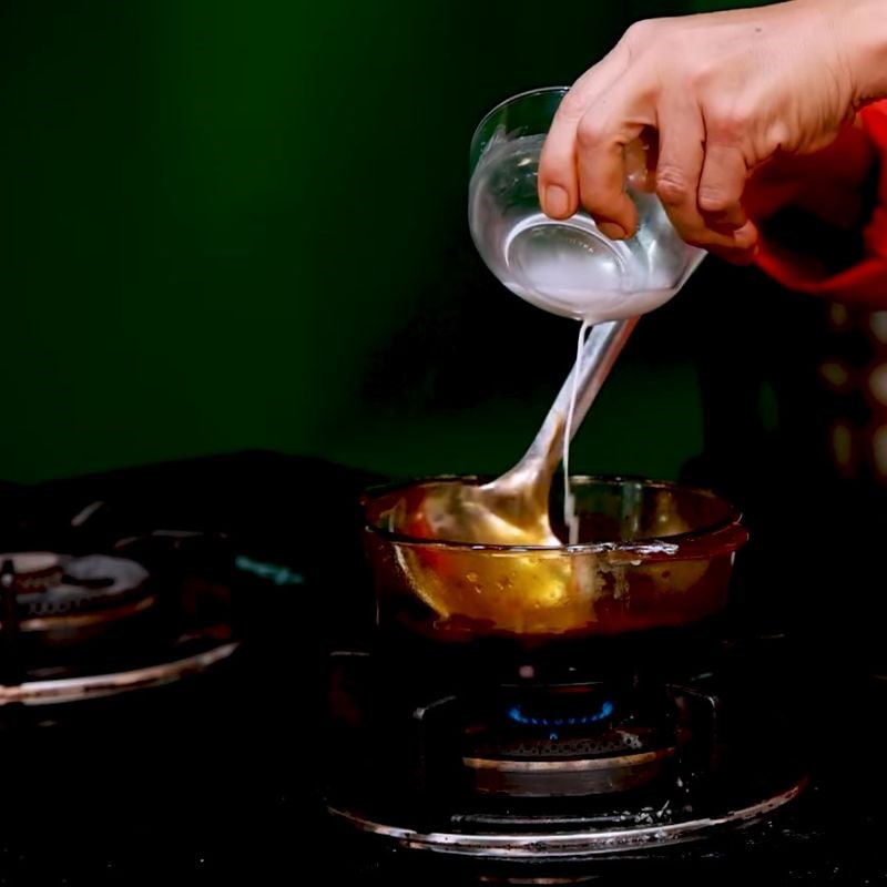 Bước 5 Làm sốt sánh đặc Chân giò hầm quảng đông