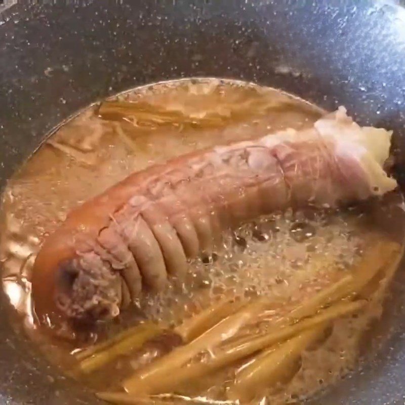 Bước 2 Luộc thịt bê Thịt bê luộc