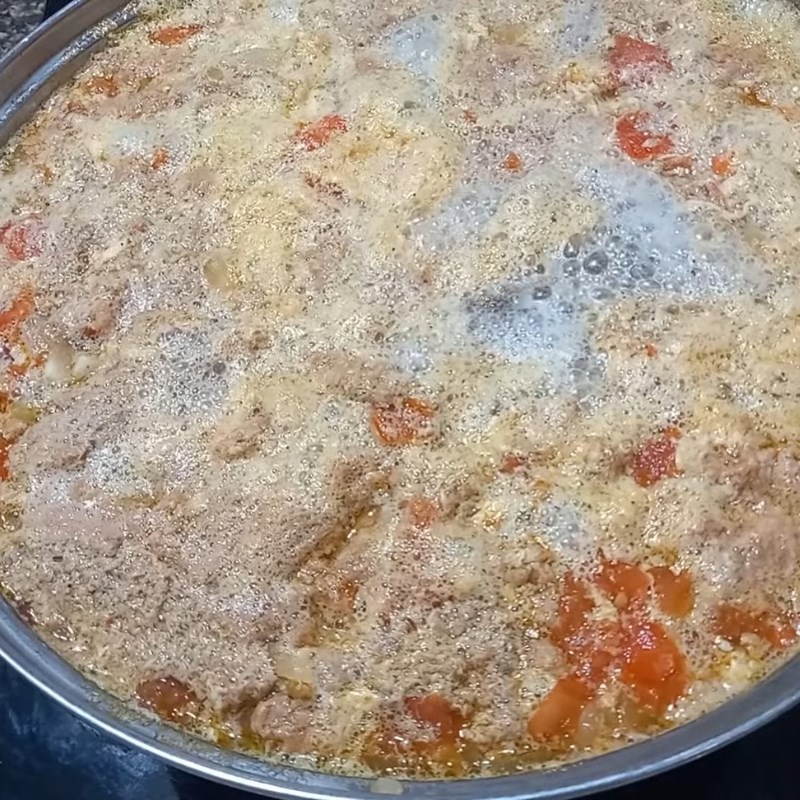 Bước 5 Nấu canh cua đồng thanh mát Canh cua đồng