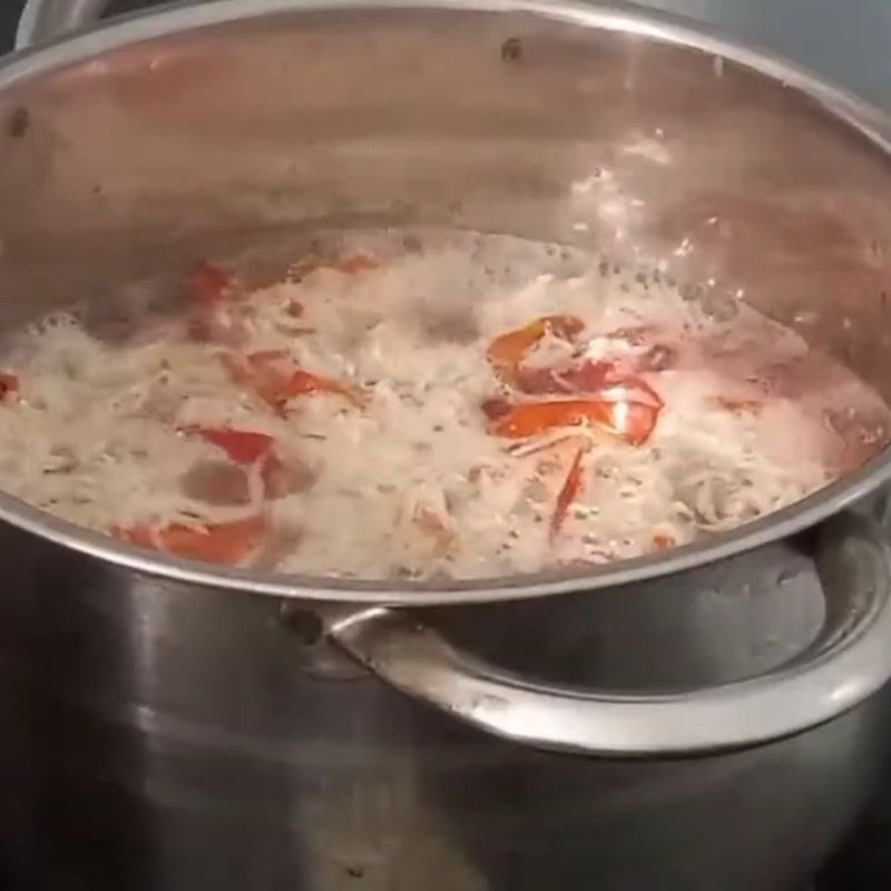Bước 3 Nấu canh lá lằng Canh lá lằng