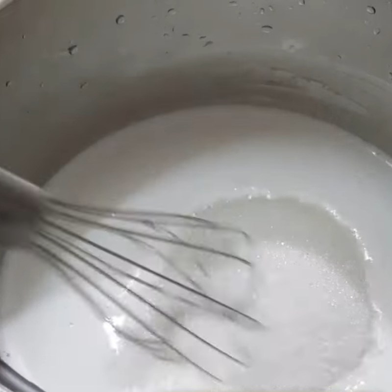 Bước 1 Nấu nước cốt dừa ăn chè Nước cốt dừa ăn chè