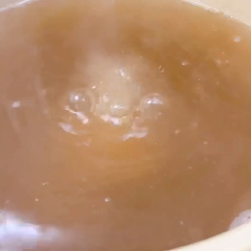 Bước 3 Nấu nước dùng Mì vằn thắn