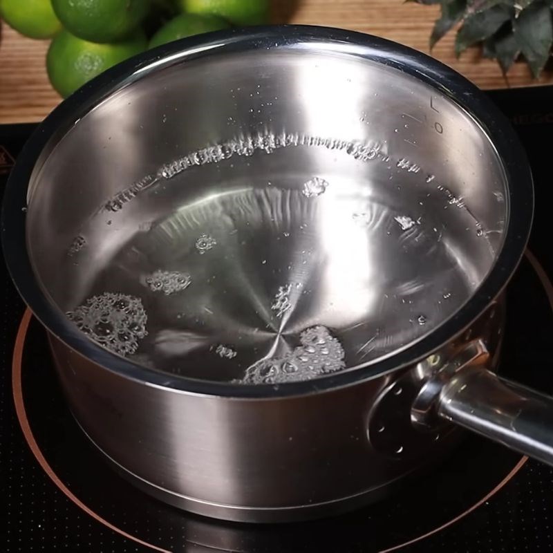 Bước 2 Nấu nước đường và nước mắm sánh dẻo Nước mắm bánh cuốn miền Nam