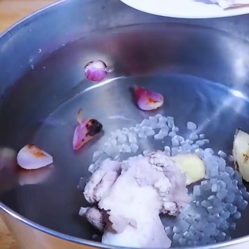 Bước 3 Nấu nước lèo bún riêu Bún riêu không cần cua