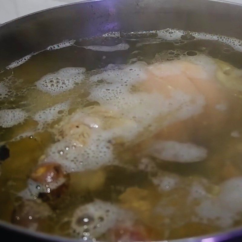 Bước 3 Nấu nước lèo bún riêu Bún riêu không cần cua