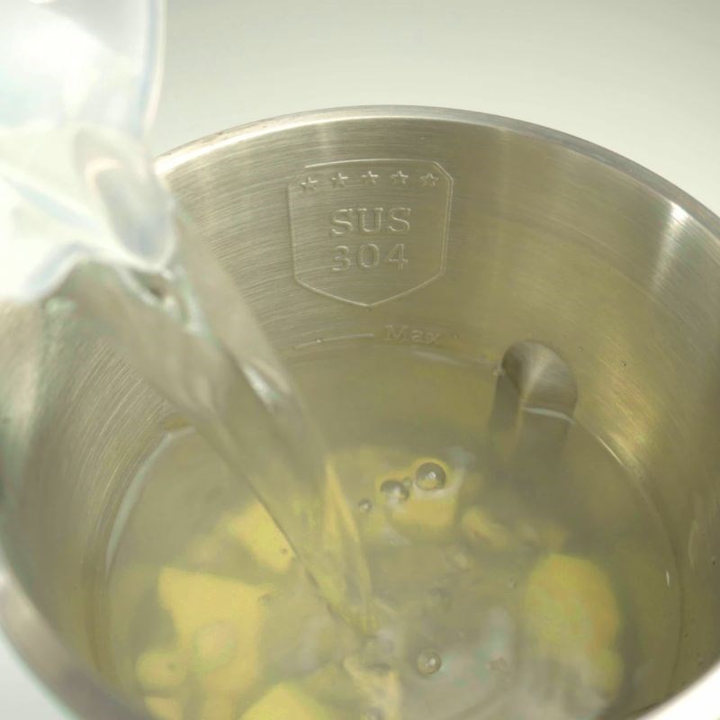 Bước 2 Nấu sữa khoai lang hạt sen bằng máy làm sữa hạt Sữa khoai lang bằng máy làm sữa hạt